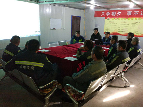 機電安裝公司：嚴細結(jié)合，全力沖刺全年安全生產(chǎn)目標