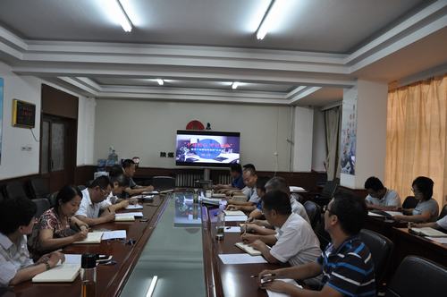 陜煤建設韓城分公司慶?！敖h97周年”系列活動之專題黨課