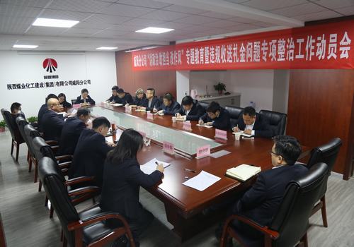 咸陽(yáng)分公司召開(kāi)“講政治敢擔(dān)當(dāng)改作風(fēng)”專題教育暨違規(guī)收送禮金問(wèn)題專項(xiàng)整治工作動(dòng)員會(huì)