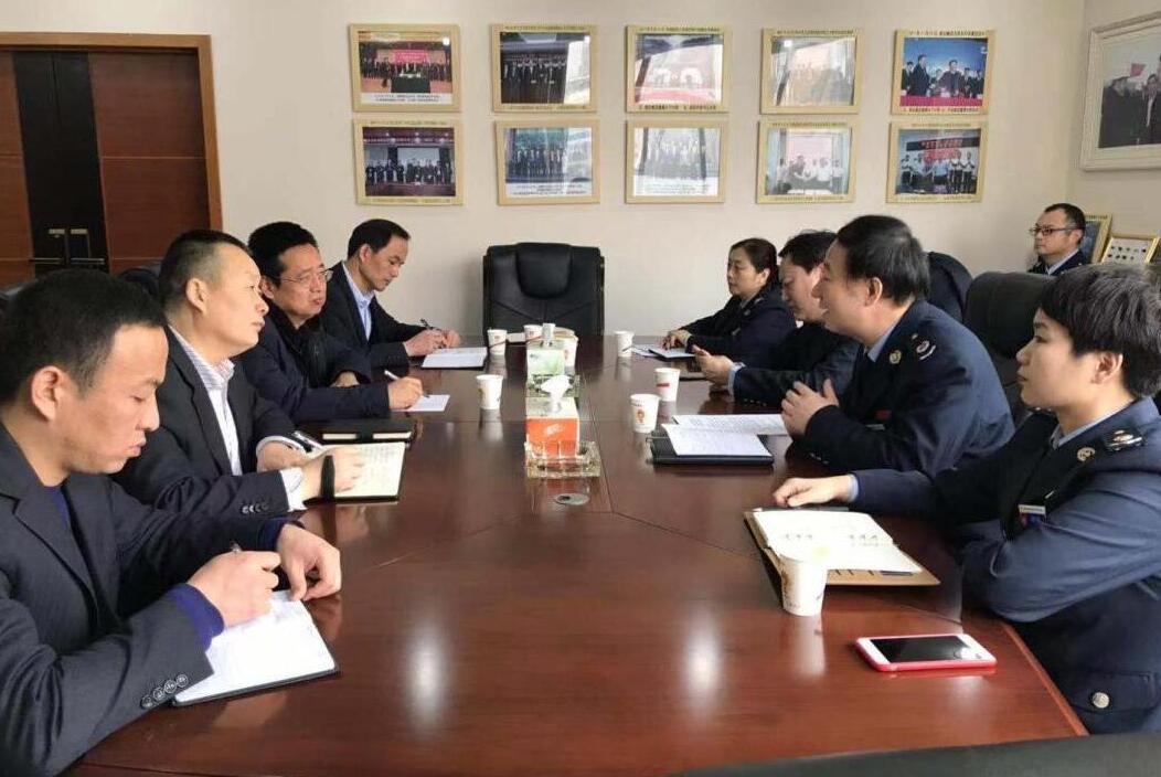 西安經(jīng)開(kāi)區(qū)稅務(wù)局蒞臨建設(shè)集團(tuán)指導(dǎo)工作