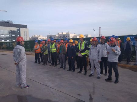 陜煤建設(shè)天工公司十五項目部“安全生產(chǎn)月”活動氛圍濃