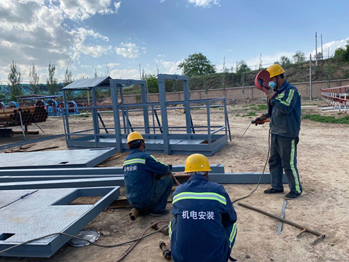 陜煤建設(shè)機(jī)電安裝公司掀起大干一百天勞動熱潮