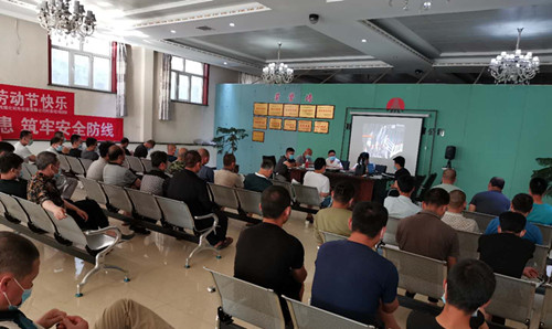 陜煤建設(shè)機電安裝公司檸條塔項目部：助力生產(chǎn)，安全護航