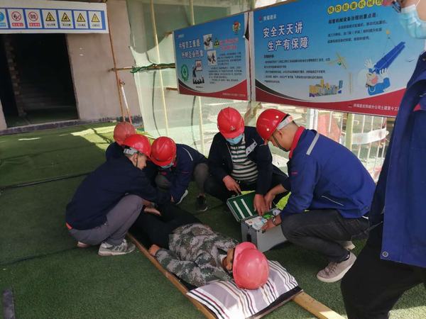 陜煤建設(shè)韓城分公司開展安全事故應(yīng)急演練牢筑安全防線