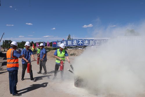 陜煤建設(shè)路橋分公司各項目部開展應(yīng)急演練