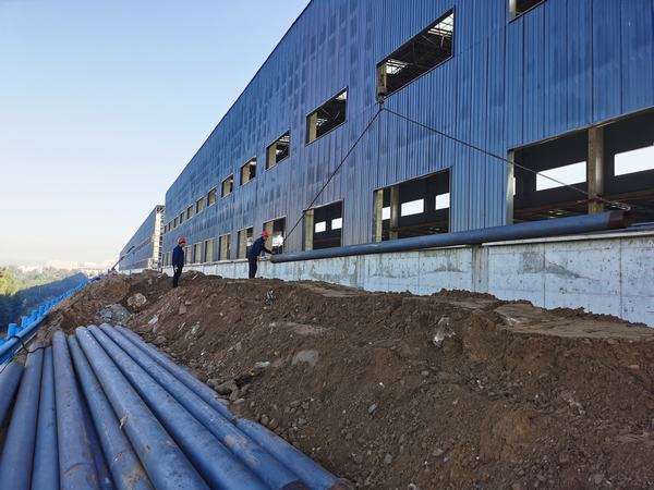 陜煤建設(shè)韓城分公司安裝六項目部全力施工確保工程如期履約