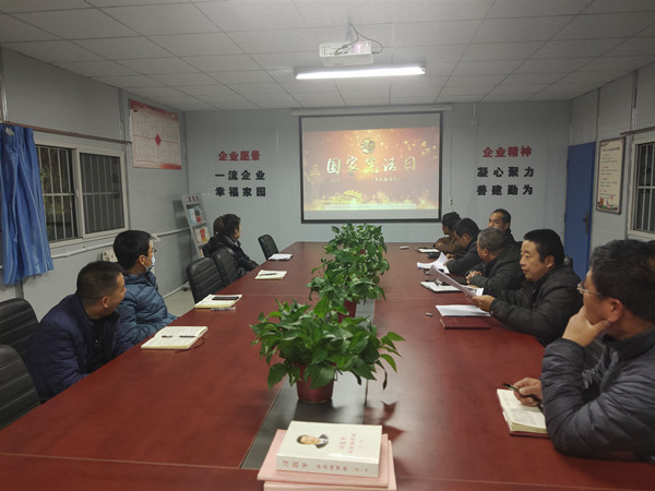 陜煤建設(shè)澄合分公司宣法學(xué)法氛圍濃