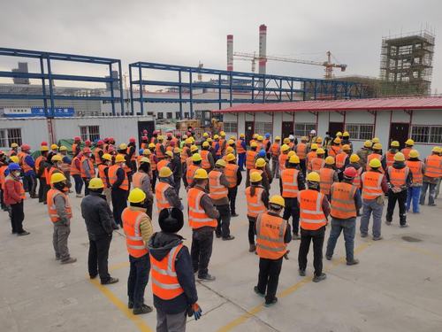 陜煤建設銅煤第十六項目部組織召開春節(jié)節(jié)前安全生產(chǎn)動員會