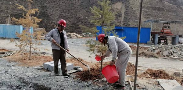 陜煤建設(shè)天工公司安裝三部開展“綠色施工、美化家園”義務(wù)植樹活動(dòng)