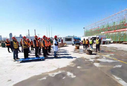 陜煤建設銅煤公司第十六項目部組織開展綜合應急救援演練專項活動