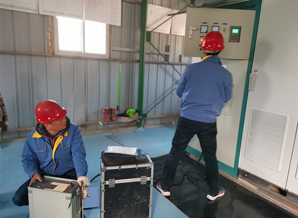 陜煤建設礦建三公司崔木項目部進行春季電氣預防性試驗