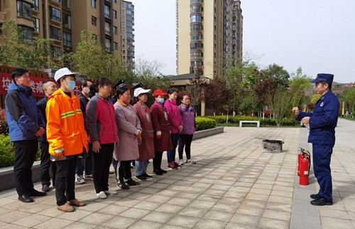 陜煤建設公司：秦和物業(yè)江南世紀城管理處以消防演練提高全員安全防御能力