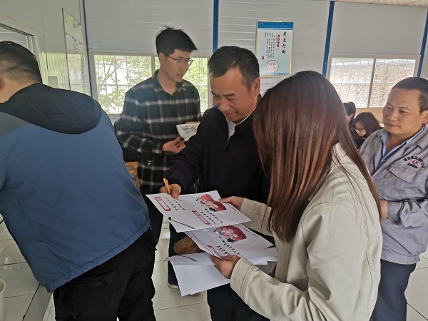 陜煤建設澄合分公司多點行動興起餐桌文明風