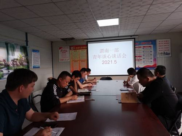 陜煤建設(shè)渭南分公司第一項目部開展“學黨史 促團建”團日學習活動