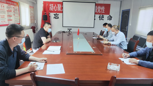 陜煤建設(shè)機(jī)電安裝公司陜北黨支部開展“紅色誦讀”主題黨日活動(dòng)