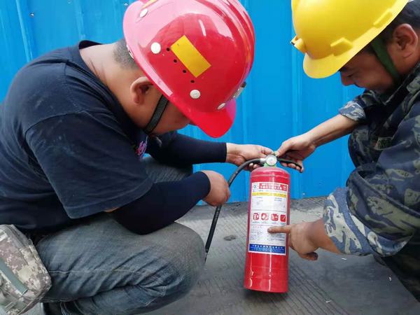 陜煤建設(shè)韓城分公司安裝第四項(xiàng)目部：生產(chǎn)再忙 安全不忘