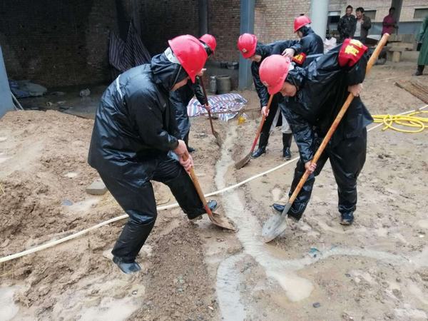 陜煤建設(shè)韓城分公司土建四項目部“三嚴三實”筑牢防汛堤壩