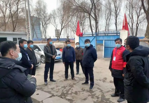 彬州市委常委、統(tǒng)戰(zhàn)部部長郭嘉楠一行蒞臨陜煤建設(shè)路橋分公司彬長項(xiàng)目部檢查指導(dǎo)疫情防控工作