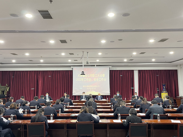 建設(shè)集團(tuán)大秦置業(yè)公司召開職工大會(huì)暨2022年工作會(huì)、安全會(huì)