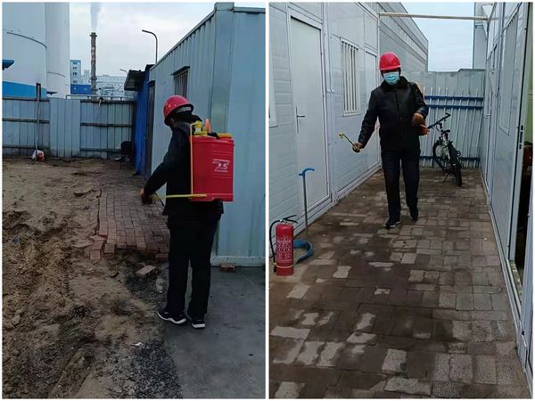 陜煤建設天工公司土建二部：疫情防控不松懈，安全生產不打烊