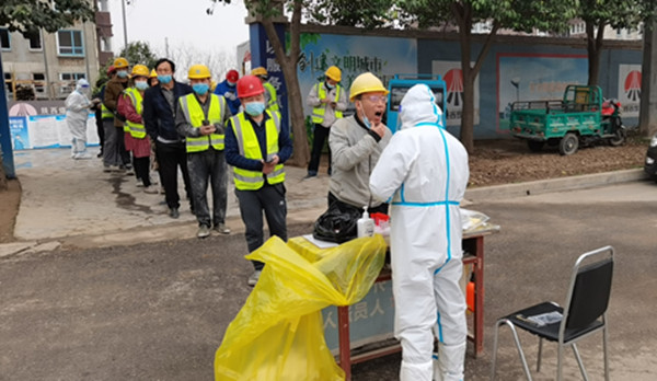 陜煤建設(shè)咸陽(yáng)分公司第五項(xiàng)目部有序開展抗疫工作