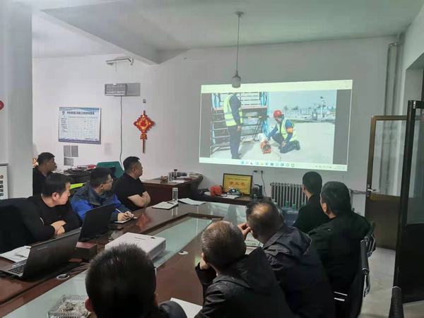 陜煤建設銅煤公司第二十一項目部多種形式開展安全教育活動，筑牢安全防線