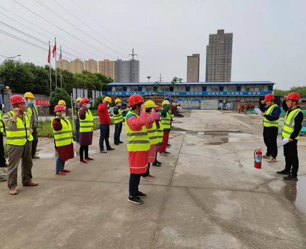 陜煤建設(shè)咸陽分公司第五項目部：開展消防應(yīng)急演練  筑牢安全生產(chǎn)防線