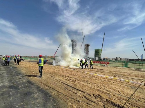 陜煤建設路橋分公司：擰緊假期“安全閥”，應急演練促安全