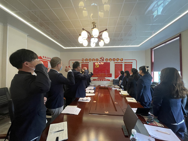 陜煤建設機電安裝公司機關黨支部主題黨日活動走實走心