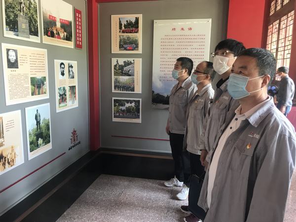 陜煤建設(shè)韓城分公司土建二項(xiàng)目部：紅色教育基地講黨課 讓黨員教育“走新”更“走心”