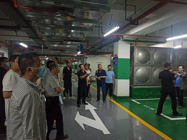 陜煤建設(shè)天工公司清源小區(qū)項目迎蒲城縣人防辦觀摩交流團