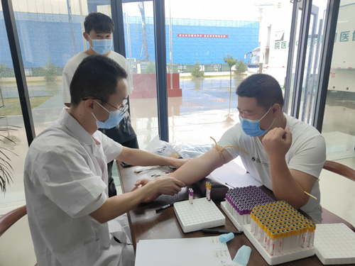 陜煤建設(shè)榆林公司組織健康體檢 關(guān)愛員工健康