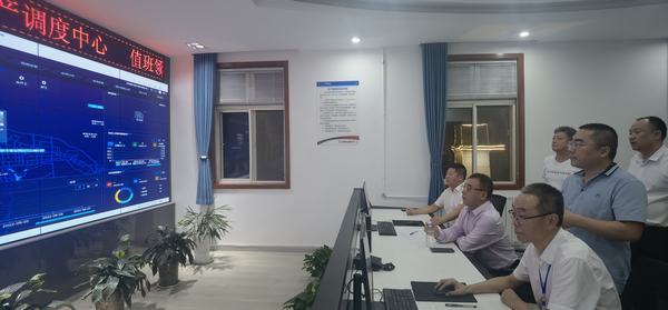 中央儲備糧銅川直屬庫項目建設單位領導一行對陜煤建設銅煤公司進行考察