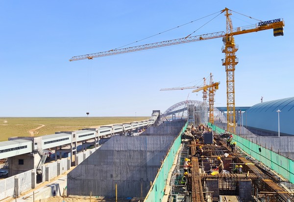 陜煤建設洗選煤運營公司第七項目部：中秋不停工，現(xiàn)場戰(zhàn)正酣