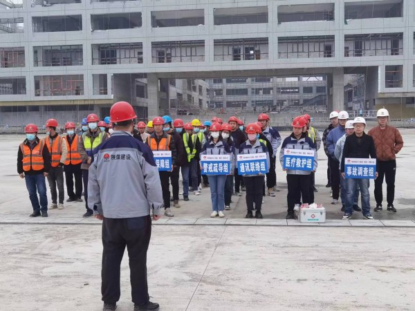 陜煤建設(shè)咸陽分公司各項目部抓消防安全，保高質(zhì)量發(fā)展