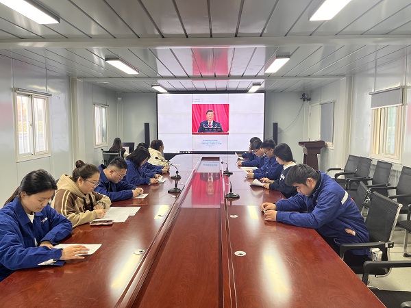 陜煤建設(shè)渭南分公司第十一項目部在學習貫徹黨的二十大精神中凝聚奮進力量