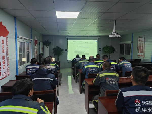 陜煤建設(shè)機電安裝公司趙石畔項目部全力保障安全生產(chǎn)起好步